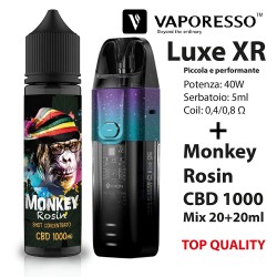 Monkey Rosin cbd 1000 + Vaporesso Luxe XR