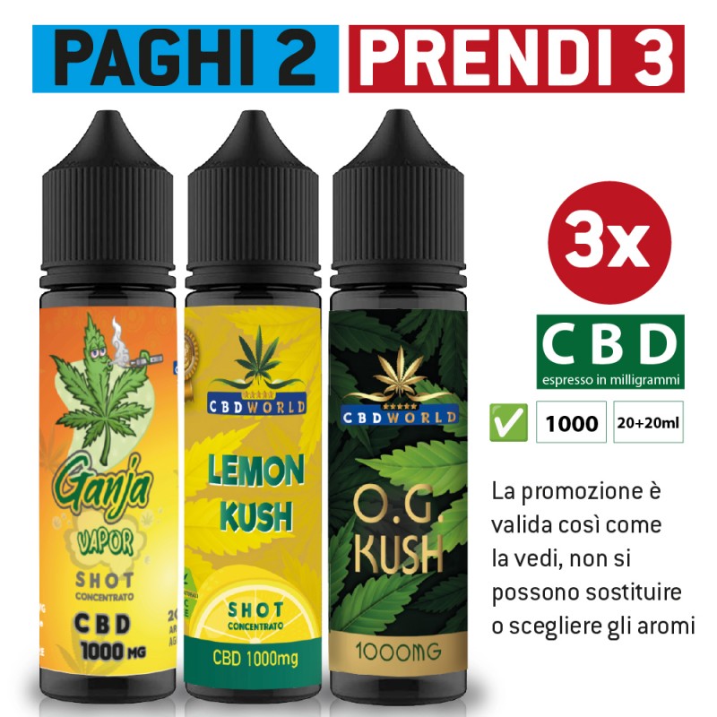 Cannabis cbd 1000 paghi 2 prendi 3